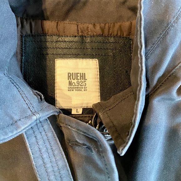 RARE "Ruehl 925" Hand Painted Vintage Field Jacket - Picture 6 of 11